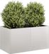Maison Exclusive - Pot de fleurs, 80x40x40 cm, acier inoxydable
