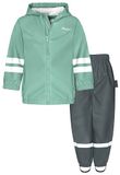 PLAYSHOES Functioneel pak donkergrijs / pastelgroen / wit
