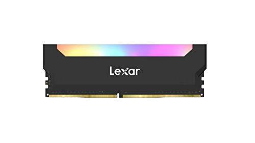 Lexar Hades 16GB Kit (8GBx2) RGB LED Verlichting, DDR4 3600 MHz Desktop Geheugen voor Gamers (LD4BU008G-R3600ADLH)