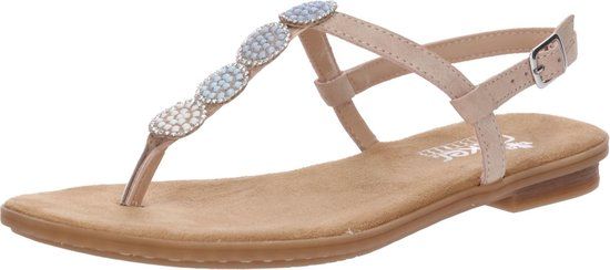Rieker 64211-31 Women's Thong Sandals - Rose - Size 41