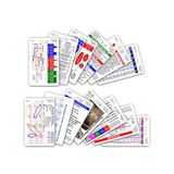 Complete Scrubs and Stuff LLC Complete EMS Verticale Badge Card Set - 12 Kaarten