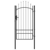 vidaXL Portail WOERDEN 2 m Verrouillable Acier Gris