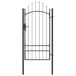 vidaXL Portail WOERDEN 2 m Verrouillable Acier Gris