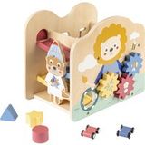 LUPILU® Cube d'activités en bois trotteur