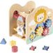 LUPILU® Cube d'activités en bois trotteur