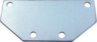 Tom Bevestigingsplaatje Voor Reflector Zilver 9,5 X 4,5 Cm