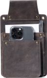 LeonDesign Holster - Horeca Portemonnee - Leer - Donkerbruin