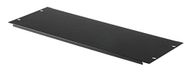 RS PRO stalen blindplaat 4U, 483 x 9mm, zwart