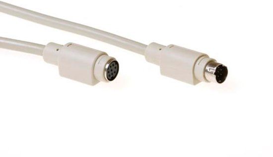 ACT AK5855 Verlengkabel voor toetsenbord / muis - 2 m - Geel