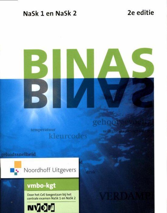 informatieboek Noordhoff Binas Nask1 en nask2 vmbo-kgt informatieboek