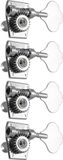 Grover 142C4 Vintage Bass Machine Heads, 4-in-Line, Chrome