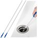 Brosse de nettoyage - Brosse d'évacuation - 60 cm - 2 pièces - Inox