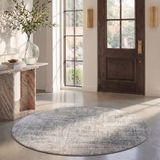 Safavieh Adirondack Collection Hedendaags tapijt voor woonkamer, eetkamer, slaapkamer, korte pool, beige en leisteen, 160 x 160 cm
