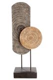 Gilde Poly Skulptur Carve auf Sockel Decoratieve figuren Multi kleuren Uniek