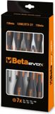 BETA TOOLS Beta 7-delige set schroevendraaiers - Zwart - 8054809134796