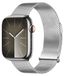 Wigento DUX DUCIS Apple Watch SE 2023 40mm Milanese Pro Series roestvrijstalen band, zilver