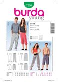 Burda Naaipatroon 7230 - Broek in variaties