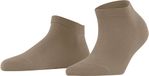 FALKE Family kort eenkleurig katoen sneakersokken enkelsokken dames beige - maat 39-42