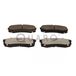 Quaro Kit de plaquettes de frein, frein à disque Quaro Qp0098c Jmc 0446660010