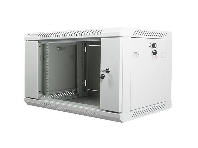 Lanberg WF01-6406-10S - Stelling/rack - grijs - staal/glas - 60 kg