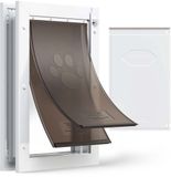 VEVOR Chien porte (Medium) Blanc