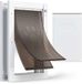 VEVOR Chien porte (Medium) Blanc