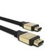 Inca IHD-02 HDMI kabel 2 m HDMI Type A (Standaard) Zwart, Goud