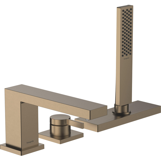 Hansgrohe Hansgrohe Tecturis 3-gats badrandkraan met sbox brushed bronze 73443140