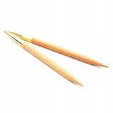 KnitPro Basix Birch Verwisselbare Houten Breinaalden Kort - 5.50mm