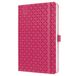 Sigel agenda 2024 - Jolie Flair - A5 - hardcover - 7 dagen / 2 pagina's - fuchsia pink