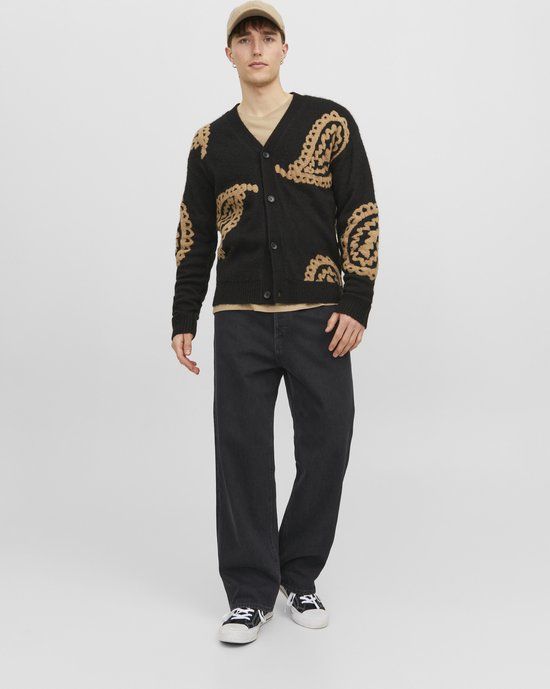 JACK & JONES Alex Original loose fit heren jeans zwart denim