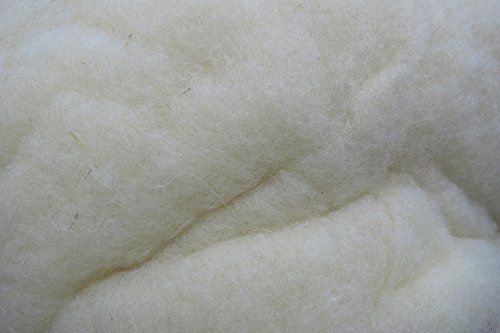 Deko-Schnee-Shop Vulwatten van 100% schapenwol, natuurlijk, 500 g