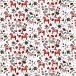 Arvidssons Textil Tissu Leksand Vin rouge