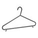 Amazon Basics Kledinghangers met broekstang en clips, zwart (50 stuks)