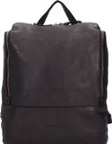 Harold's Leren Laptop rugzak Submarine Notebook Backpack Black
