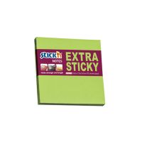Stick'n Extra Sticky Notes - Green - 76 x 76 mm