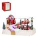 Luville Sneeuw scenery with carousel b/o l28xb18,5xh15 cm