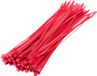 Merkloos / Sans marque Dulimex B.V. Kabelbinders - rood - 100 stuks - 10 x 0,25 cm