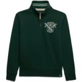 Superdry Gothic Varsity Half Zip Sweater Green L