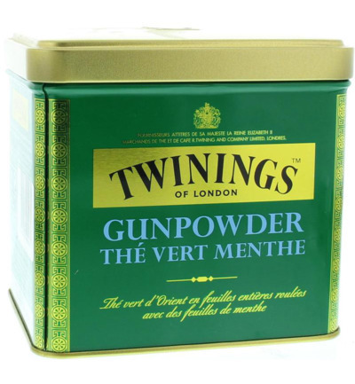 Twinings Gunpowder blik mint 200G