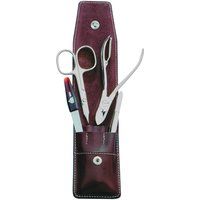 ERBE BECKER-MANICURE Erbe Solingen 4 Piece Manicure Set for Men with Leather Case