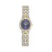 Joalia Montre pour femme Modèle 634121 Cadran bleu Cristal Doré/Argenté Facilement raccourcissable Fabriqué en France Diamètre 22 mm 5 ATM Étanche