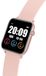 G. Rossi SW013-1 Smartwatch Dames - 1.3" TFT Touchscreen - IP68 Waterdicht - Rosegouden Kast - Roze Siliconen Band