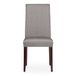 Eysa Luz Elastische stoelhoes met rugleuning, set van 2, grijs