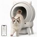 GarveeHome Zelfreinigende kattenbak, 65 liter, elektrische kattenbak met 9 veiligheidssensoren, 2,4 GHz app-bediening