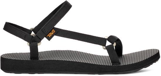 Teva Original Universal Slim - Dames Sandalen - Zwart Maat 42 - Platte sandalen - 2024