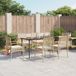 Prolenta Maison Exclusive 7-delige tuinset met kussens, beige, van polyrotan