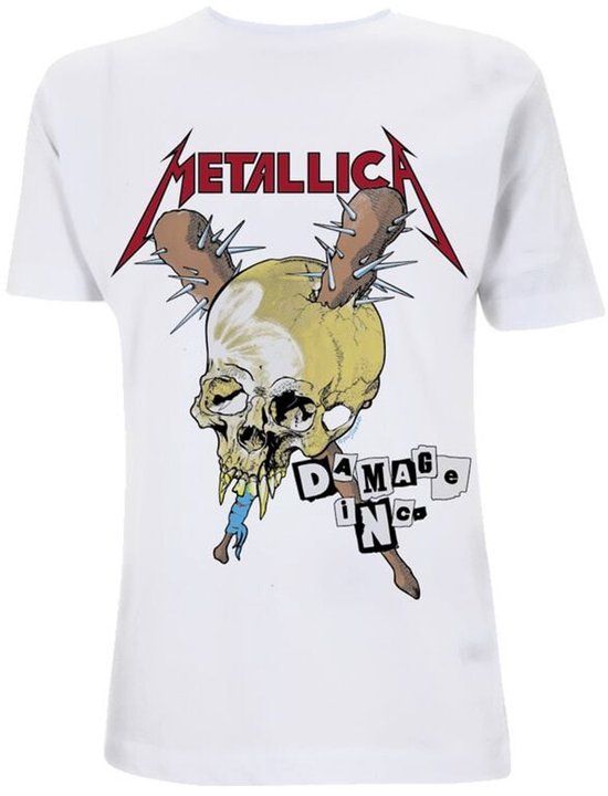 Metallica Damage Inc Heren T-shirt - wit - XXL