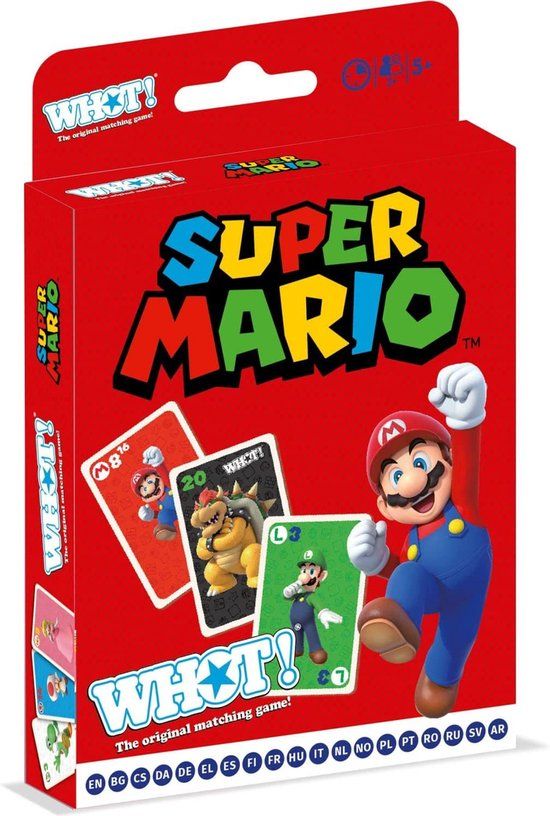 Winning Moves WHOT Super Mario Card Game