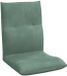 vidaXL Chaise de sol réglable, vert d'eau, velours